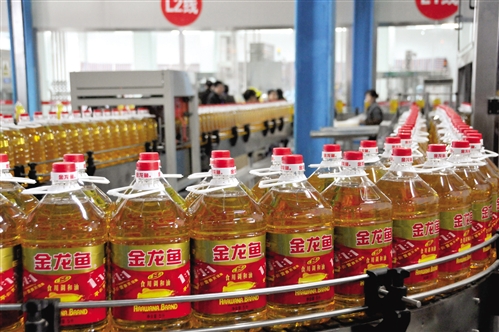 金龍魚食用油輸送線