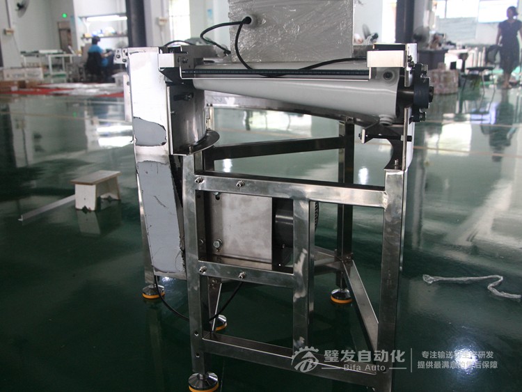 整機不銹鋼白色食品級皮帶90度轉彎機